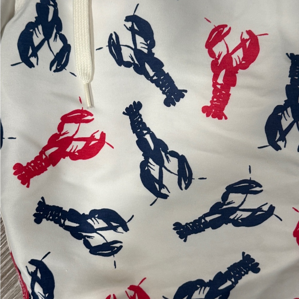 Men's Sperry Lobster Print Swim Shorts - Picture 2 of 4